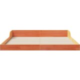  Konstrukcija postelje Voskast rjav 150 x 200 cm, (5000128010) | Shoptok.si