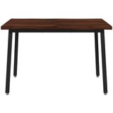  90 x 55 x 75 cm Čvrsto drvo akacije Tamno smeđa i crna | shoptok.hr