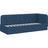  Kutni okvir kreveta Plava 80 x 200 cm tkanina | shoptok.hr
