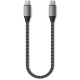 Satechi ST-TCC10M Kratek kabel USB-C na USB-C - 25 cm - vesoljsko siv | Shoptok.si