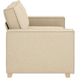 vidaXL Dvosjed Kauč Krem 140 cm Tkanina | shoptok.hr
