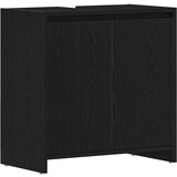 vidaXL Kupaonski ormarić crni hrast 60x33x60 cm izrađeno drvo | shoptok.hr