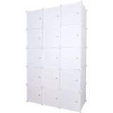 Kondela Modularna večnamenska omara, bela, ZALVO | Shoptok.si