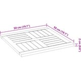 Stolna ploča 50x50x2 cm četvrtasta od masivnog drva bagrema | Eponuda.ba
