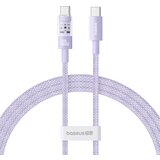 Baseus Gem USB C to USB C fast charging cable 1 m 100 W Purple | shoptok.hr