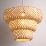 Viseći luster TULUM na kablu 1xE27/15W/230V bambus | Eponuda.com