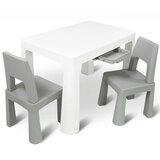 Bbo set dečiji sto i stolice - sivi | ePonuda.com