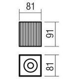  Redo 01-3407 - Spot svetiljka DELPHI 1xGU10/7W/230V 8,1x8,1 cm bela | Eponuda.com