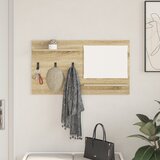 vidaXL Vješalica za kapute na zidu sonoma hrast 90 x 10 x 50 cm Cijene
