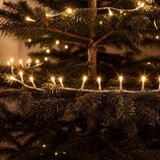Phenom 59768WT – Božićne LED lampice 20 m, 400 LED, toplo bijele, 8 programa, timer, IP44, prozirni kabel | shoptok.hr