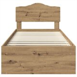  Okvir za krevet Umjetnička hrastovina 75 x 190 cm | shoptok.hr
