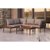Beldano Lounge Garnitura Basel, Siva, Akacija, 3-Delno | Shoptok.si