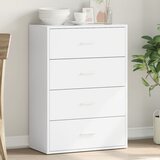 vidaXL Komoda bijela 60x31x84 cm od konstruiranog drva Cijene