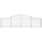  Lučne gabionske košare 9 kom 200x30x40/60 cm pocinčano željezo | shoptok.hr