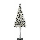  Božićno drvce s 300 LED svjetlima Bijelo 180 cm PE i čelik | shoptok.hr