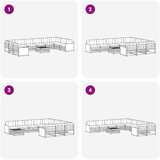  Setovi sofa 11 kom. Čvrsto drvo akacije | shoptok.hr