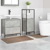  Set prostirki za kupatilo s protukliznom podlogom 2 pcs Smeđa | shoptok.hr