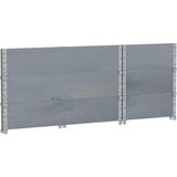  Okviri za palete 3 kom sivi 100 x 50 cm od masivne borovine | shoptok.hr