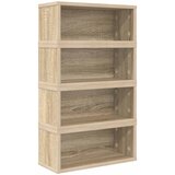  Stalak za CD-ove 4 kom. Hrast sonoma 40 x 17 x 17 cm | shoptok.hr