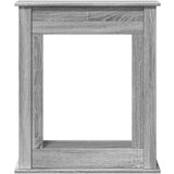 vidaXL Okvir za kamin siva sonoma 75x20x87,5 cm inženirski les | Shoptok.si