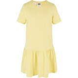 Urban Classics Kids Valance Tee Dress for Girls - Yellow Cijene