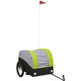  The Living Store Kolesarska prikolica črna in zelena 45 kg železo - Kolesarska Prikolica, (21454465) | Shoptok.si