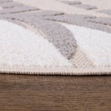 Lesnina XXXL PREPROGA ZA ZUNANJO UPORABO Floral 120 cm tkano bež | Shoptok.si