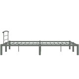  Za krevet sivi metalni 160 x 200 cm | shoptok.hr