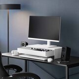 YAMAZAKI Belo kovinsko stojalo za monitor Tower – | Shoptok.si