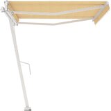  Samostojeća automatska tenda 450 x 300 cm žuto-bijela | shoptok.hr