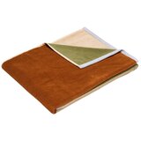 Hübsch Smeđi pamučan ručnik od frotira 70x140 cm Block – Cijene