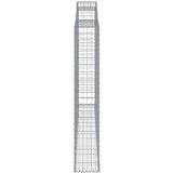  Obokana gabionska košara 3 kosi 300x30x180/200cm cinkano železo, (20757606) | Shoptok.si