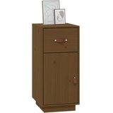  Komoda smeđa boja meda 34 x 40 x 75 cm od masivne borovine | shoptok.hr