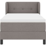 Box Spring Postelja z Blazino Taupe 100x200 cm Tkanina, (22053048) | Shoptok.si