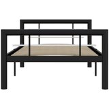 vidaXL Okvir za krevet sivo-bijeli metalni 90 x 200 cm | shoptok.hr