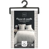 Douceur d intérieur Bela/bež posteljnina za zakonsko posteljo/podaljšana iz bombažnega perkala 240x220 cm Eliot – | Shoptok.si