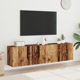 Furnova Stenske TV omarice 2 kosa starinski les 80x30x41 cm, (21924507) Cene