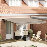 vidaXL avtomatska retraktibilna tenda bež 400 x 300 cm, zamenjalno platno za okvir 4 x 3 m bež Cene