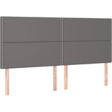 Krevet box spring s madracem LED sivi 200x200cm od umjetne kože | shoptok.hr