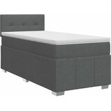  Boxspring krevet s madracem Tamnosiva 100 x 200 cm Tkanina | shoptok.hr