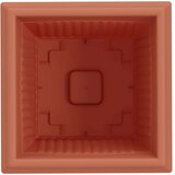  Kvadratna cvetlična posoda 6 pcs Kamnito rdeča 38 x 38 x 30 cm, (5000207449) | Shoptok.si