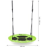 ECO TOYS Vrtna ljuljačka, 100 cm, zelena | shoptok.hr