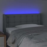  Uzglavlje svjetlosivo 93x16x78/88 cm od tkanine | shoptok.hr