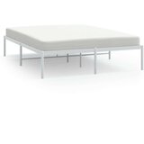 Metalni Kovinski posteljni okvir bel 140x190 cm, (20724353) | Shoptok.si