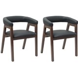  Trpezarijske stolice 2 pcs Svijetlosmeđa 54 x 57 x 73 cm | shoptok.hr