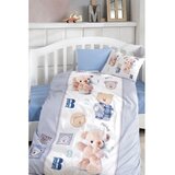 Mila Home Bombažna otroška posteljnina za otroško posteljico z rjuho/4-delna 100x150 cm Blue Bear – Cene