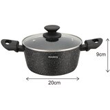 Klausberg KB-7657 Set Posuđa 12 Dijelova – Aluminij, Mramorni Neprianjajući Premaz, Indukcija | shoptok.hr