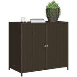  Vrtni ormarić za pohranu smeđi 83 x 45 x 76 cm od poliratana | shoptok.hr