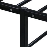 vidaXL Okvir za krevet crni metalni 200 x 200 cm | shoptok.hr