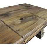  Stolić za Kavu Masivno Obnovljeno Drvo 90x50x35 cm | shoptok.hr